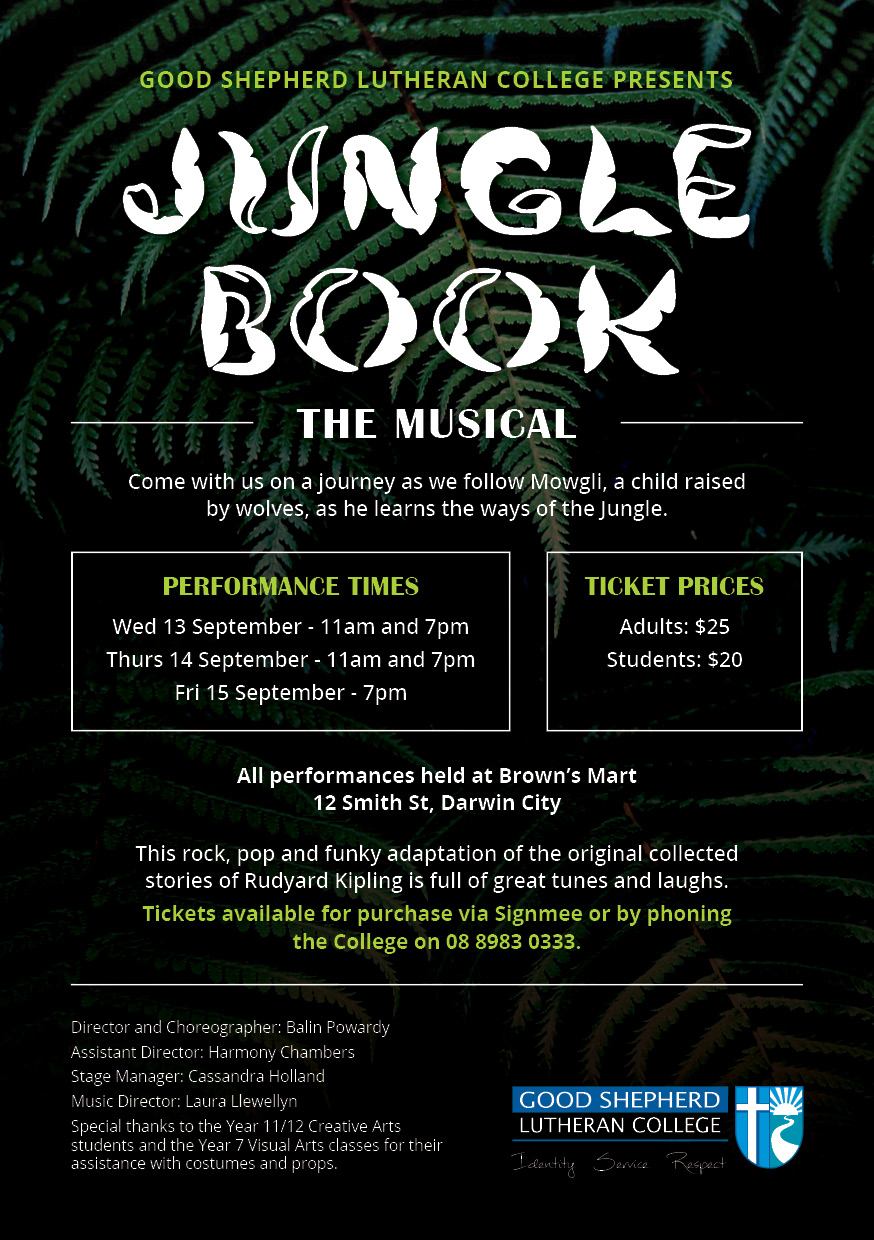 Jungle Book promo flyer.
